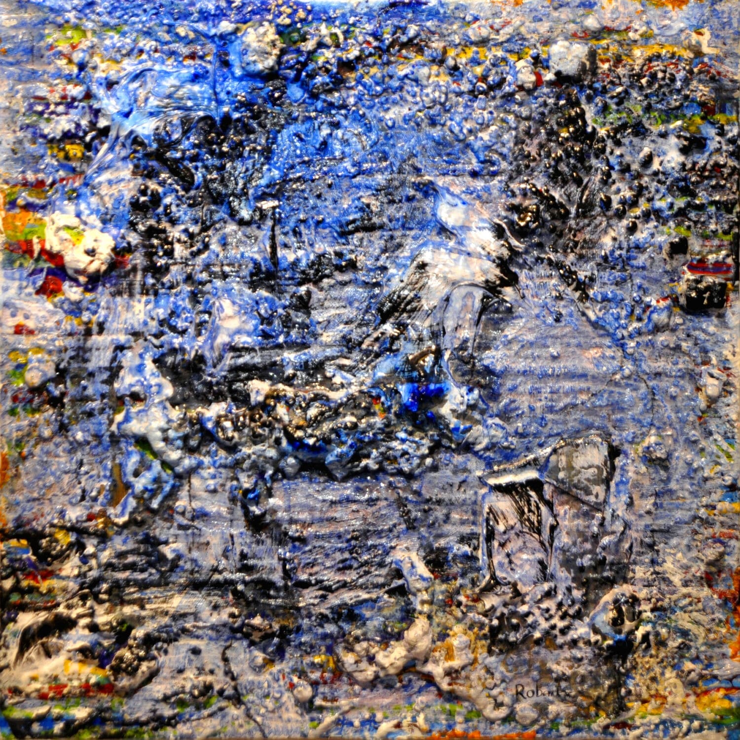 The Earth shall be filled with the Glory of God | Oil on canvas | 54x54cms | $1500