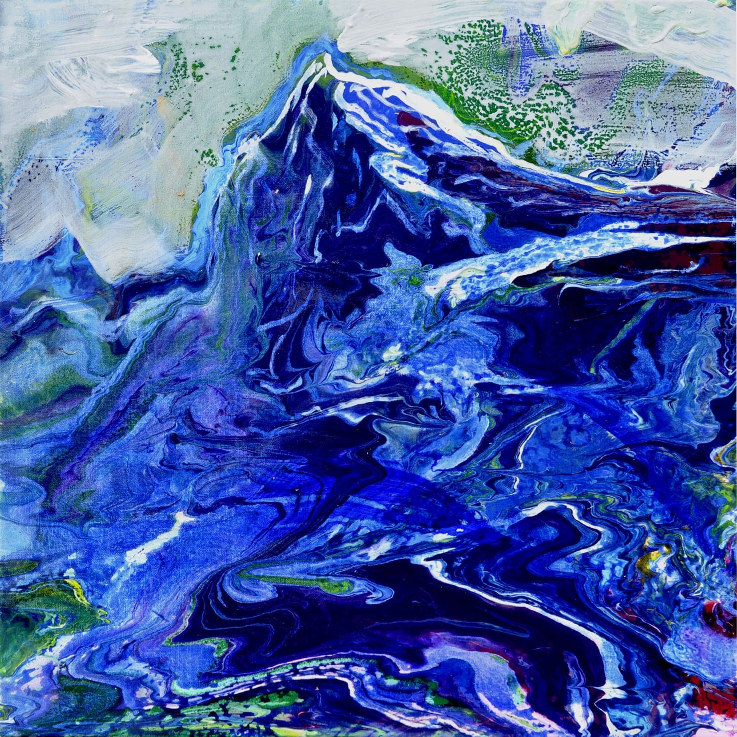 Blue mountain | Oil on canvas | 60x60cms | $1500